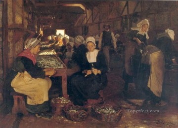 Peder Severin Kroyer Painting - Mujeres en Concarneau 1879 Peder Severin Kroyer